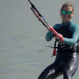 Learning to kiteboard gives a better smile than colgate!